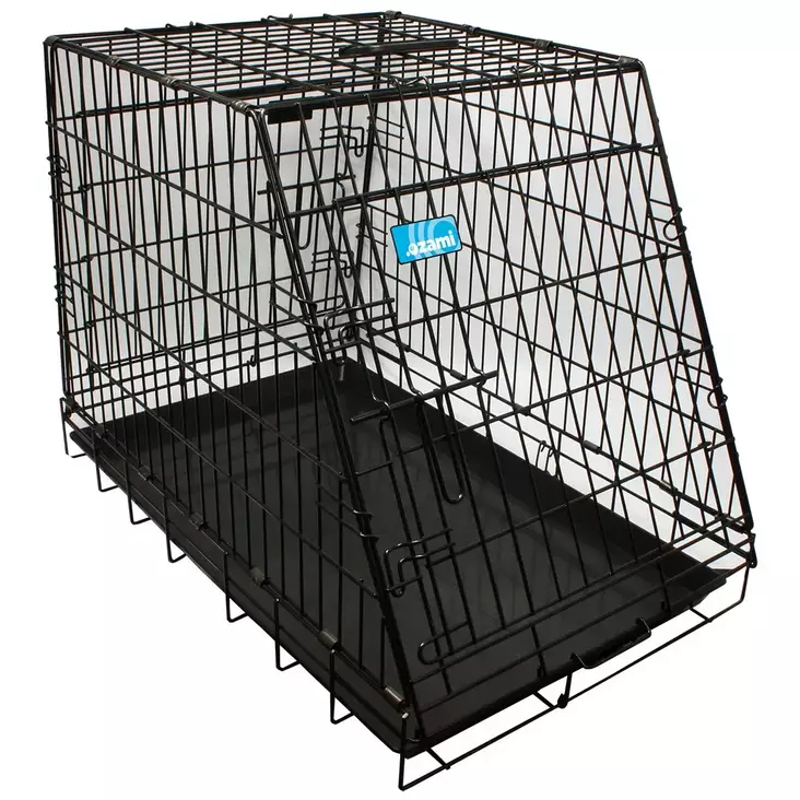 Metallihäkki viistolla päädyllä - Häkit ja kantoboxit - 102303 - 1