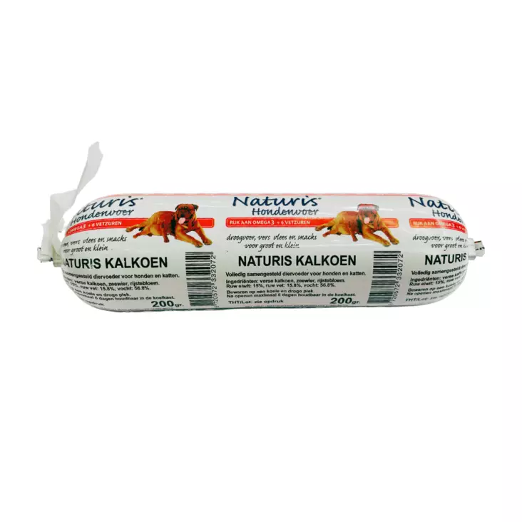 Naturis Fresh Meat kalkkuna treenimakkara 200g - Palkkamakkarat - 003793 - 1