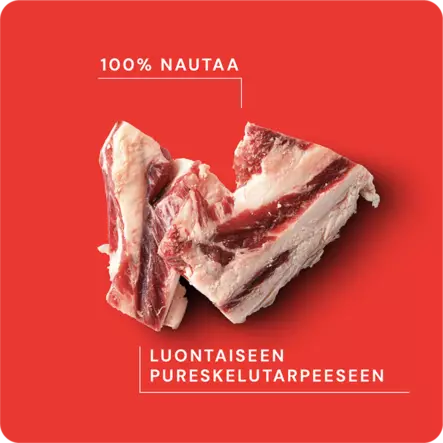 Nutriment by RAUH Naudan rustoluut 1 kg - Luut ja rustot - 42544 - 2