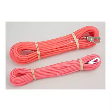 Muovitettu jälkinaru 15 m x 4 mm, pinkki - Koulutus- ja jälkiliinat - 5664 - 1