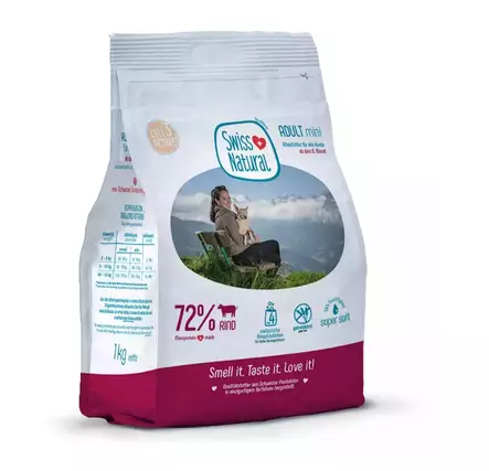 Outlet Swiss Natural Adult Nauta 4 kg - Puolikosteat treeninamit - 5644 - 1