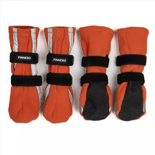 Halla koiran fleecetossut heijastimella oranssi - Tossut ja kengät - 29174 - 1