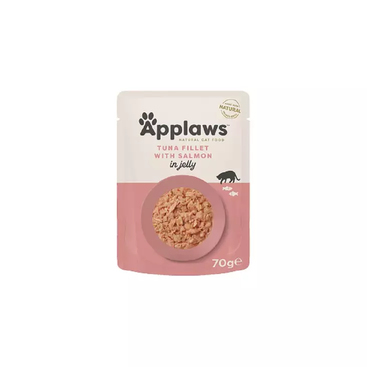 Applaws Tuna Fillet with Salmon, tonnikala ja lohi hyytelössä - Applaws - 200144 - 1