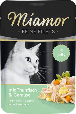 Fine Filets Tonnikala, vihannekset 100 g jelly - Miamor - 7494 - 1
