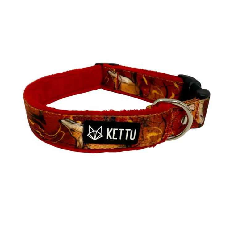 Pehmustettu nylonpanta 25 mm, Tulikettu - Pistolukko- ja solkipannat - 43334 - 1