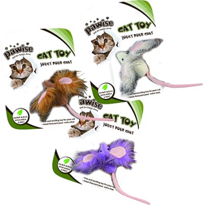 Kissanlelu karvahiiri jättikorvilla 7cm - Kissan pehmolelut - 200324 - 1