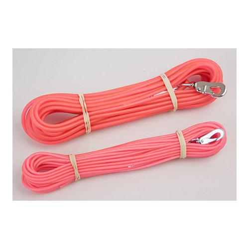 Muovitettu jälkinaru 15 m x 4 mm, pinkki - Koulutus- ja jälkiliinat - 5664 - 1