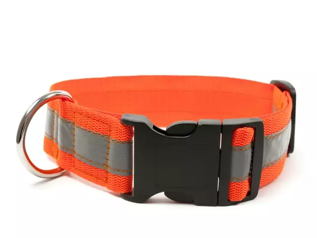 Säädettävä heijastinpanta lukolla 40 mm, oranssi - Heijastinpannat - 42654 - 1