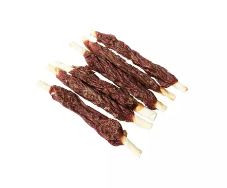 Puruluutikku lammasfileellä 12cm, 6kpl - Rouheluut ja purutikut - 002265 - 2