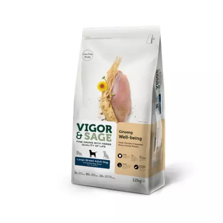 Vigor & Sage Well-Being Ginseng Large Breed Adult - Vigor&Sage - 43975 - 1
