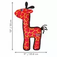 Kong Ballistic Giraffe koiran pehmolelu - Pehmolelut - 20625 - 3