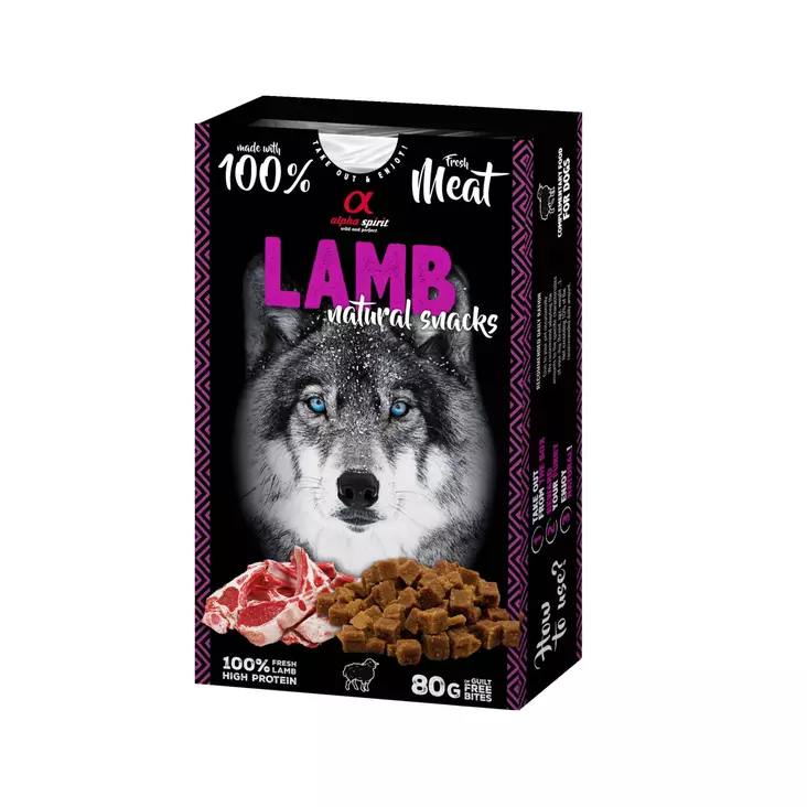 Alpha Spirit Natural Snack Lamb - Puolikosteat treeninamit - 20485 - 1