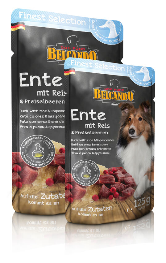 Belcando Ankka ja Lammas - Koiran märkäruoat ja makkarat - 5355 - 1