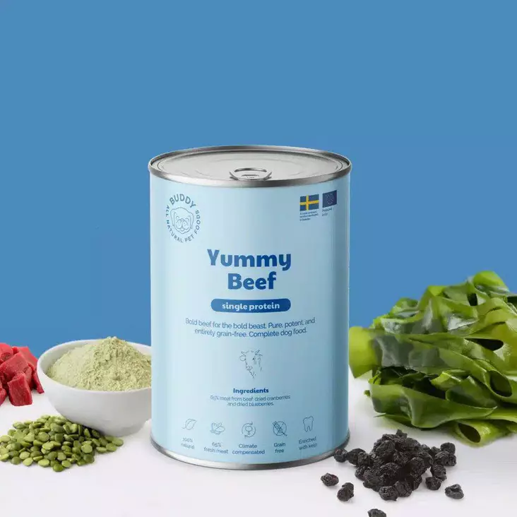 buddy yummy beef koiran märkäruoka - Koiran märkäruoat ja makkarat - 41265 - 2