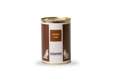 Escapure PUR (PUHDAS) Hevonen 400 g - Koiran märkäruoat ja makkarat - 103775 - 1