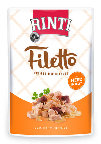 Filetto kana & sydän hyytelössä 100 g - Koiran märkäruoat ja makkarat - 9525 - 1