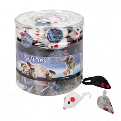 Kissanlelu hiiri kissanmintulla 5 cm - Hiirilelut kissalle - 200415 - 1