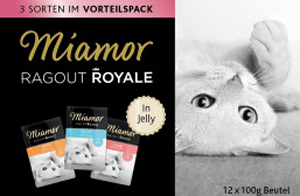 Miamor Ragout Royale Jelly lajitelma hyytelössä, kalkkuna, lohi, vasikka - Miamor - 200175 - 1