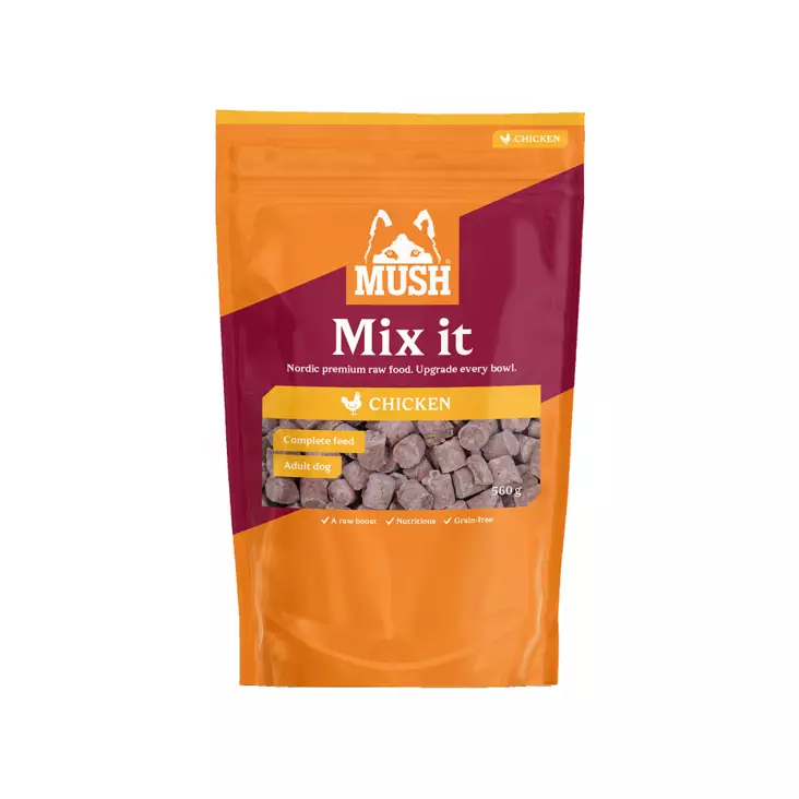 Mush Mix it Raw Frozen Kana 560 g - Raaka-ateriat - 43965 - 1