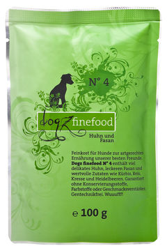 N°4 kana & fasaani - Koiran märkäruoat ja makkarat - 103735 - 1