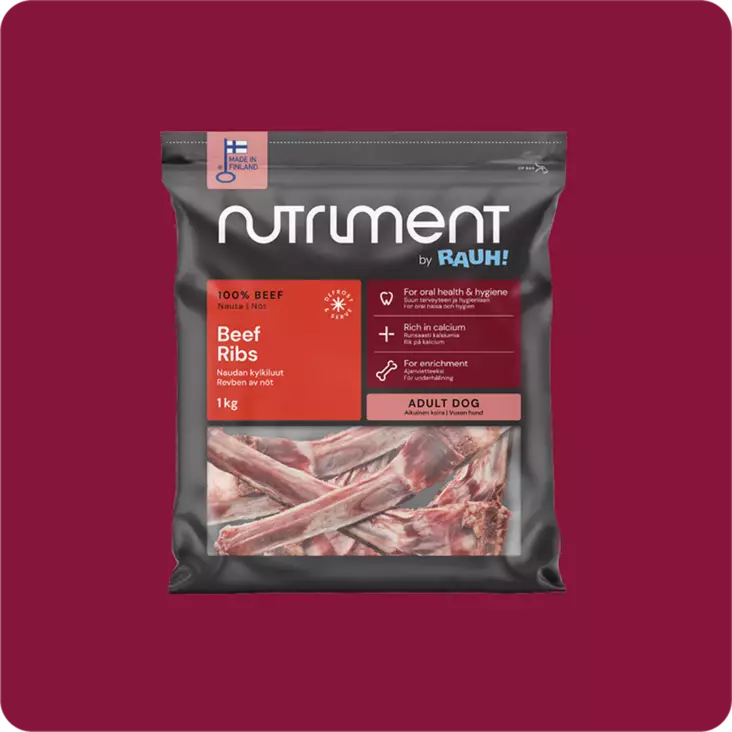 Nutriment by RAUH Naudan kylkiluut 1 kg - Luut ja rustot - 42545 - 1