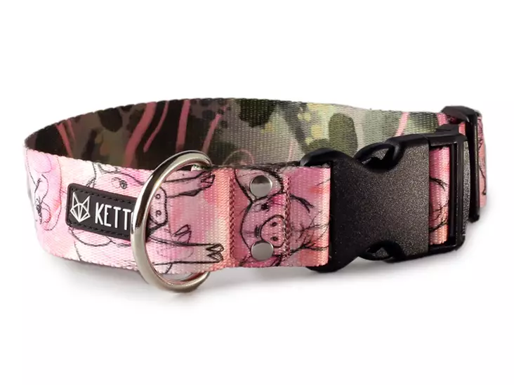 Nylonpanta pikalukolla 35 mm, Possu - Pistolukko- ja solkipannat - 003905 - 1