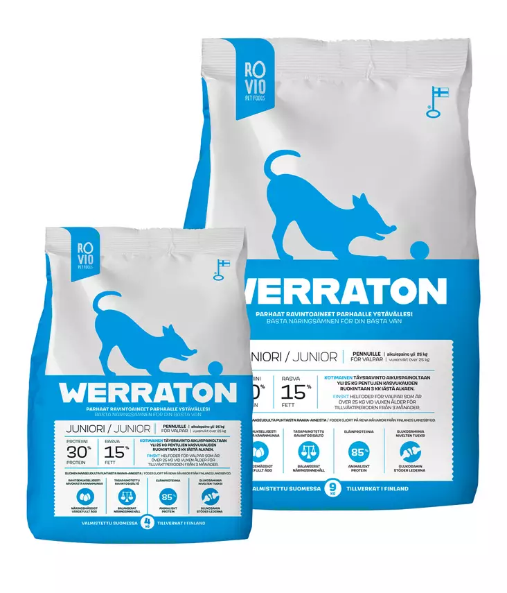 werraton juniori koiran kuivaruoka - Werraton - 41405 - 1