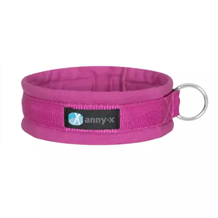 anny-x pinkki koiran kaulapanta - Pistolukko- ja solkipannat - 43636 - 1