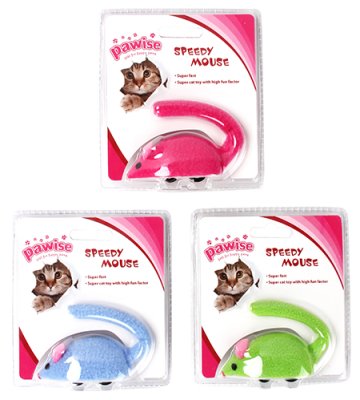 Kissanlelu karvahiiri pyörillä Pawise - Kissan aktivointilelut - 200466 - 1