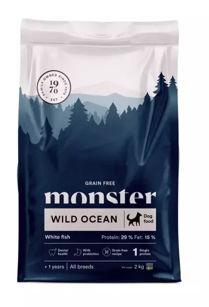Monster Grain Free Wild Ocean White Fish - Monster - 27646 - 1