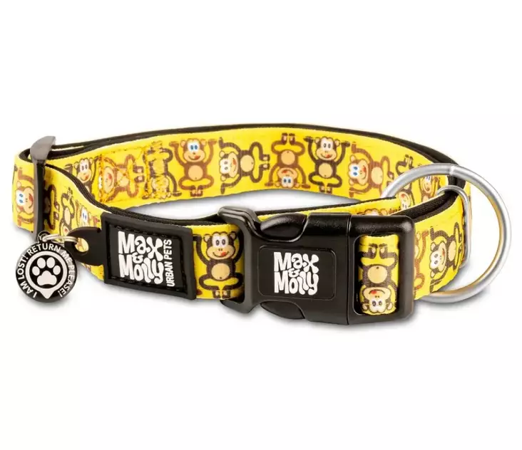 Kaulapanta apina kuviolla Max & Molly Monkey Maniac - Tekstiilipannat - 29286 - 1