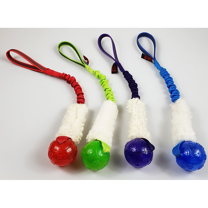 Koiran vetolelu aidolla lampaankarvalla ja Kong-vinkupallolla - Saalis- ja vetolelut - 4666 - 1