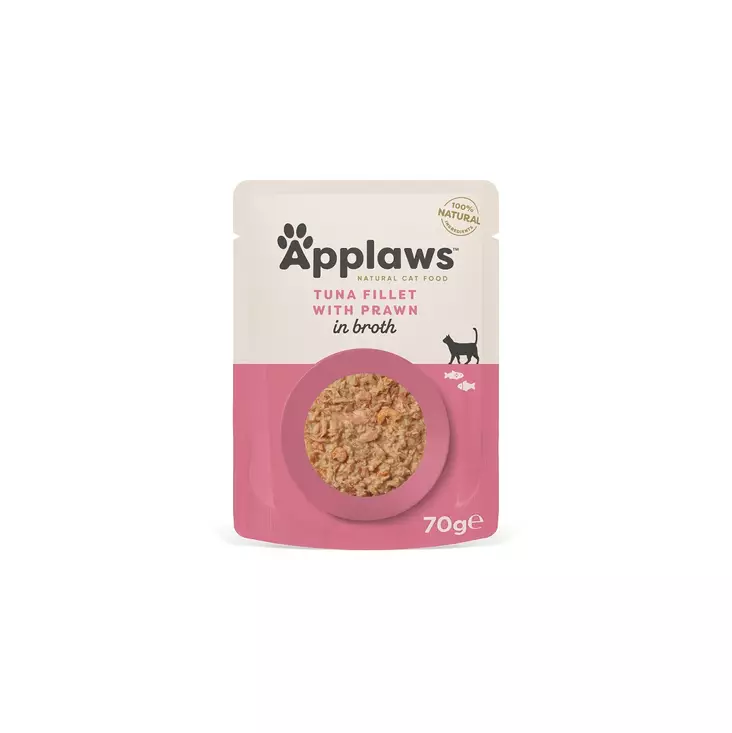 Applaws Tuna Fillet with Prawn, tonnikala ja katkarapu keitinliemessä - Applaws - 200136 - 1