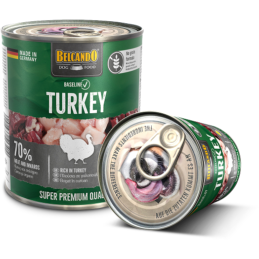 Belcando Baseline koiran m=C3=A4rk=C3=A4ruoka kalkkuna 400g - Koiran märkäruoat ja makkarat - 5966 - 1
