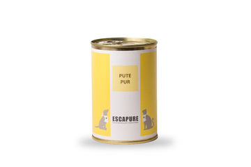 Escapure PUR (PUHDAS) Kalkkuna 400 g - Koiran märkäruoat ja makkarat - 103776 - 1