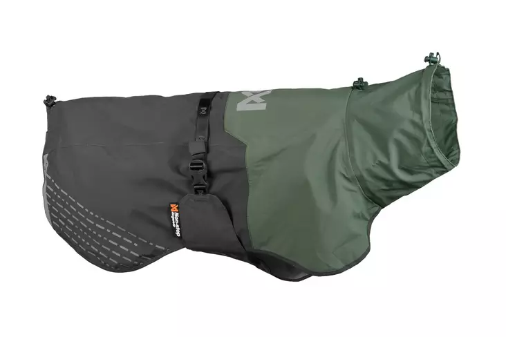 Fjord Raincoat - sadetakki, harmaa/vihreä - Takit ja manttelit - 4826 - 1