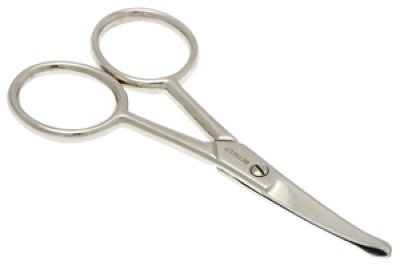 Kaarevat tassusakset pyöristetyllä kärjellä 9,5 cm - Trimmaussakset - 26686 - 1