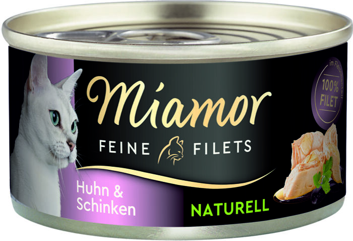 Miamor Fine Filets Naturelle kana & kinkku 80g - Miamor - 6836 - 1