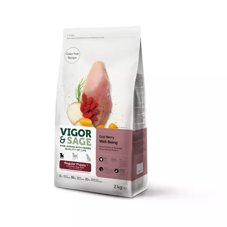 Vigor & Sage Well-Being Goji Berry Regular Puppy - Vigor&Sage - 43976 - 1