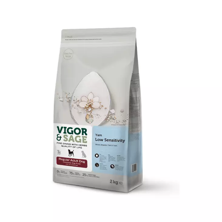 Vigor & Sage White Fish Low Sensitivity Yam Adult - Vigor&Sage - 43986 - 1