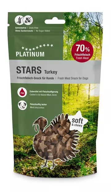 Platinum Stars Turkey kalkkuna 185 g - Puolikosteat treeninamit - 43957 - 1