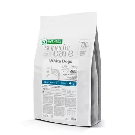 SC White Vaalea kala & riisi, All life stages and all breed - Nature's Protection - 50307 - 1