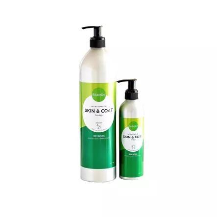 Nutrolin iho ja turkki ravintoöljy pumppupullossa - Ravintoöljyt ja rasvat - 9337 - 2