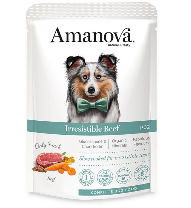 Amanova Irresistible Beef - Koiran märkäruoat ja makkarat - 004547 - 1