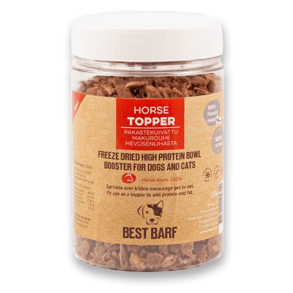 Best Barf 100% Natural Freeze-Dried Horse Meal Topper - Kuivatut lihaherkut - 41287 - 1