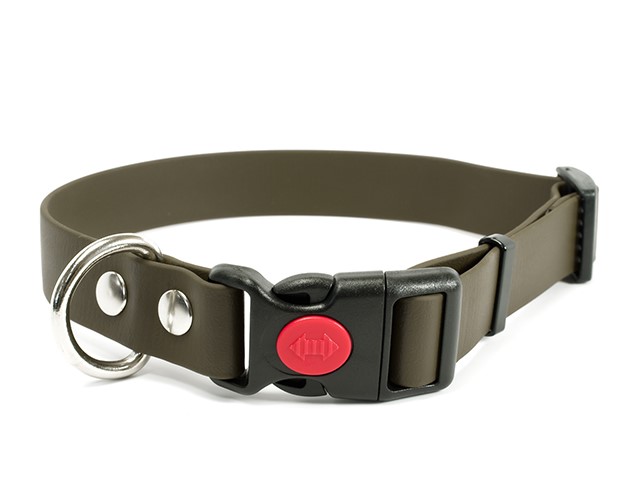 Biothane pistolukkopanta 25 mm, khaki - Pistolukko- ja solkipannat - 50087 - 1