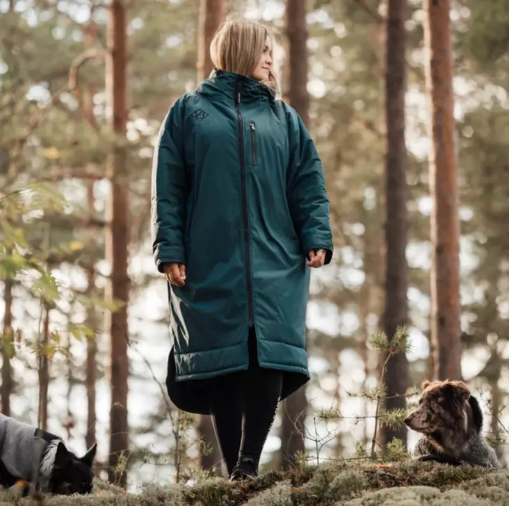 Hundlands Mein ulkoilutakki, Night Teal - Treenitakit - 004717 - 1