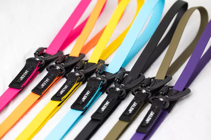 Jalen Biothane-talutin twistlock turvalukolla 19 mm x 300 cm - Biothane- ja hexataluttimet - 27597 - 1