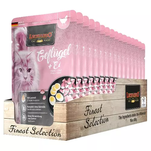 Leonardo Siipikarja, nauta, kananmuna 85g - Leonardo Cat - 5577 - 3