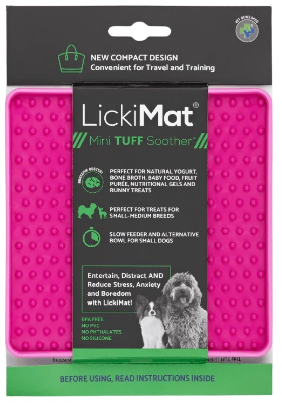 LickiMat Mini Tuff Soother Pinkki - Nuolumatot - 004497 - 1